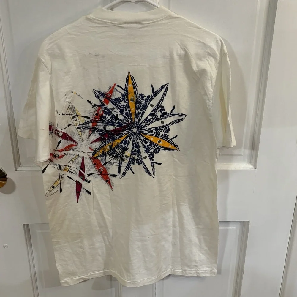 Vintage‎ Single Stitch Liberty Graphics RN Richardson Sea Kayak Men's Shirt